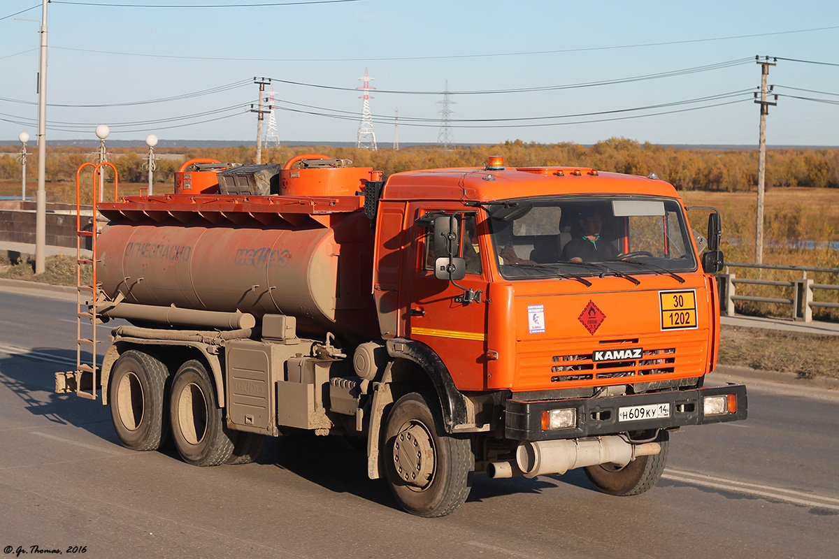 Саха (Якутия), № Н 609 КУ 14 — КамАЗ-65115 (общая модель)