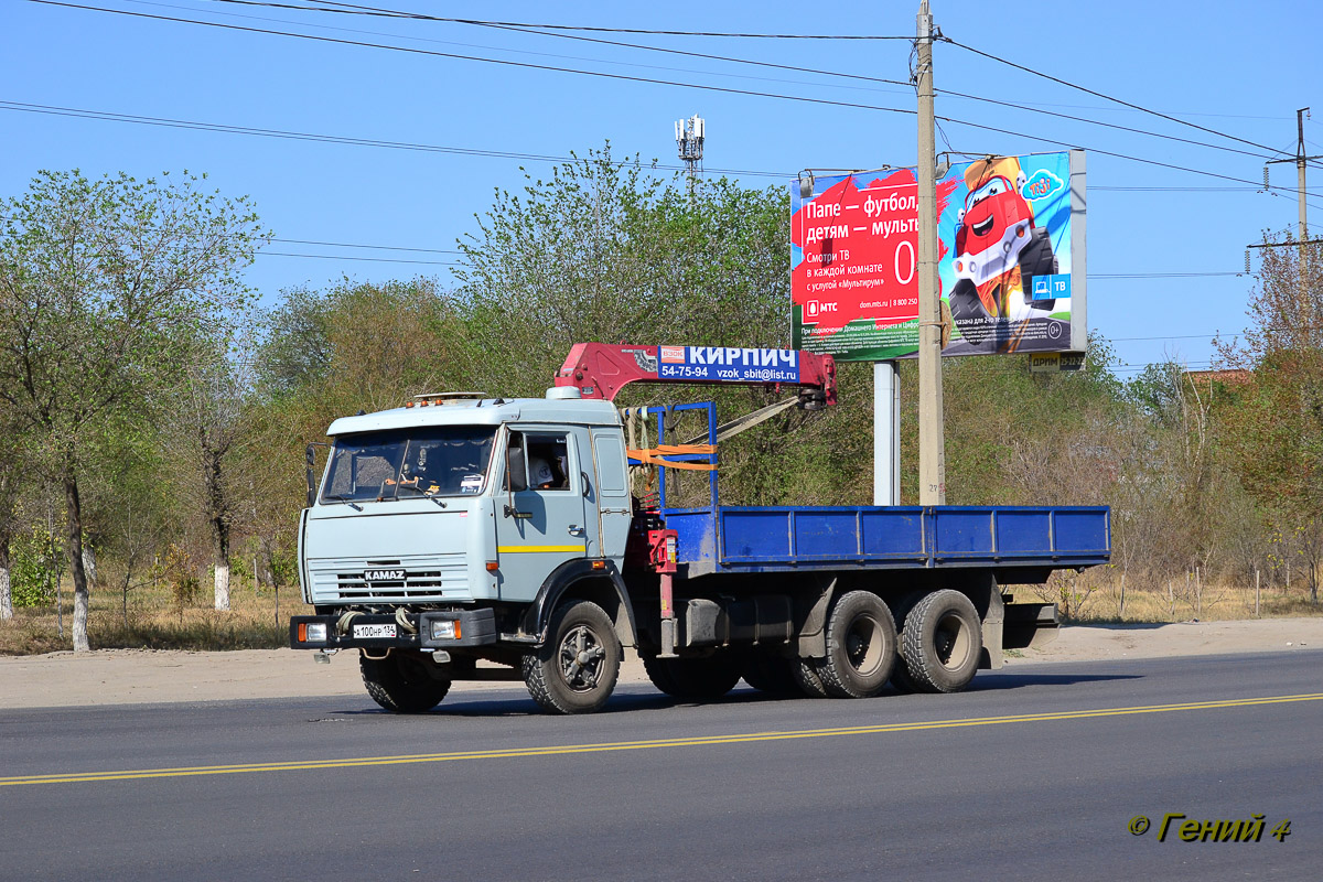 Волгоградская область, № А 100 НР 134 — КамАЗ-53212