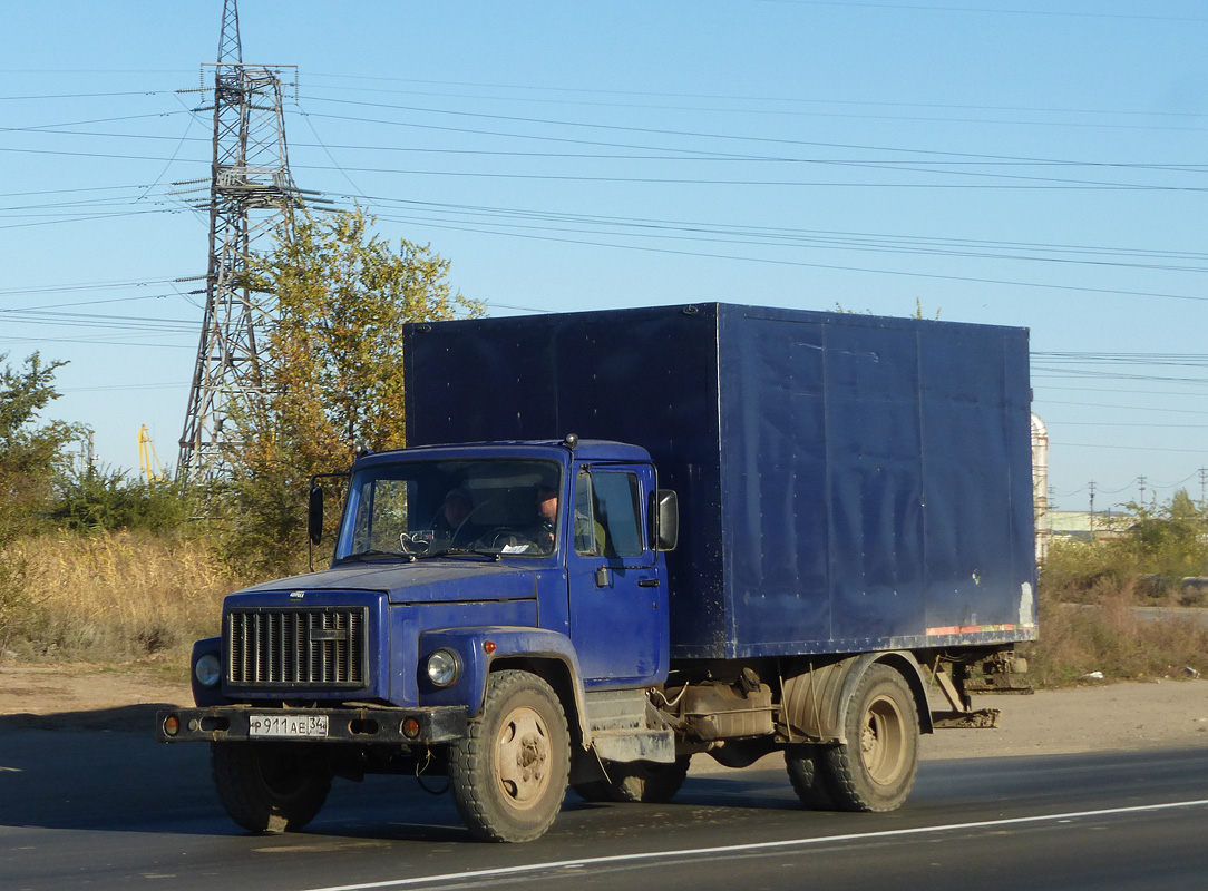 Волгоградская область, № Р 911 АЕ 34 — ГАЗ-3309