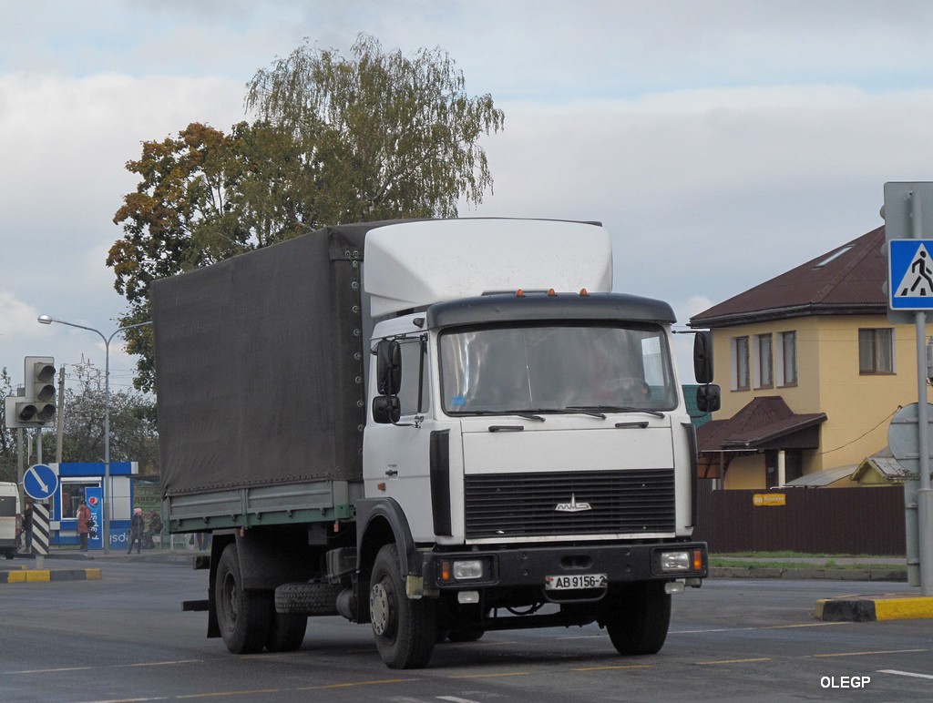 Витебская область, № АВ 9156-2 — МАЗ-5336 (общая модель)