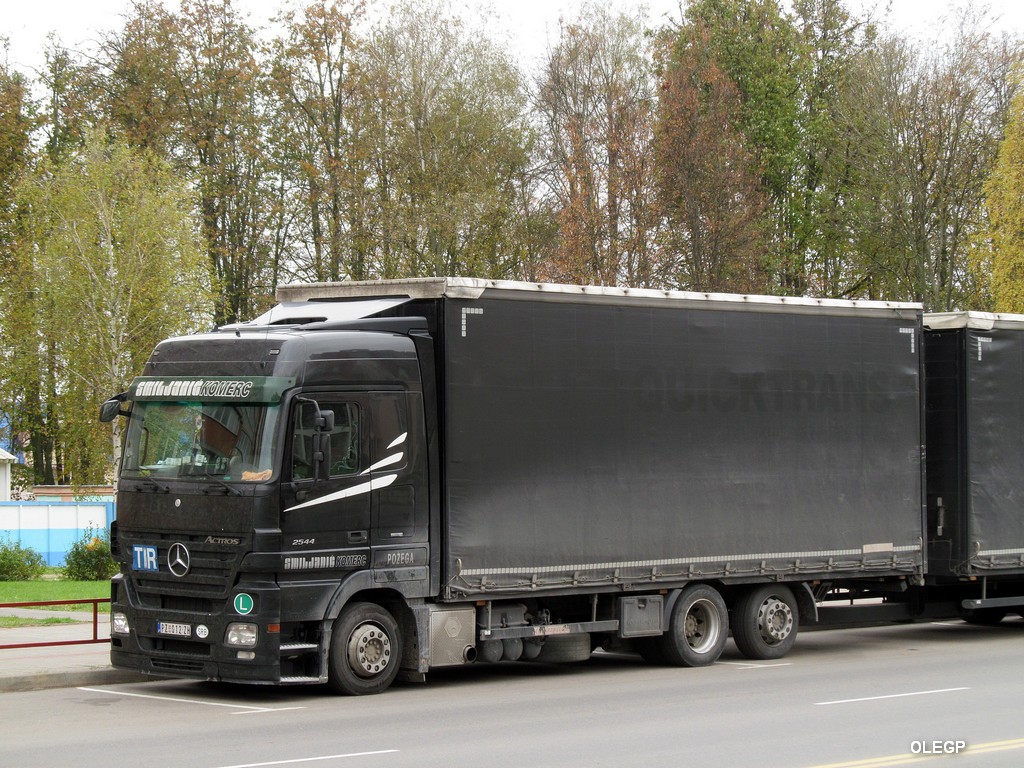 Сербия, № PŽ 012-ZH — Mercedes-Benz Actros ('2003) 2544