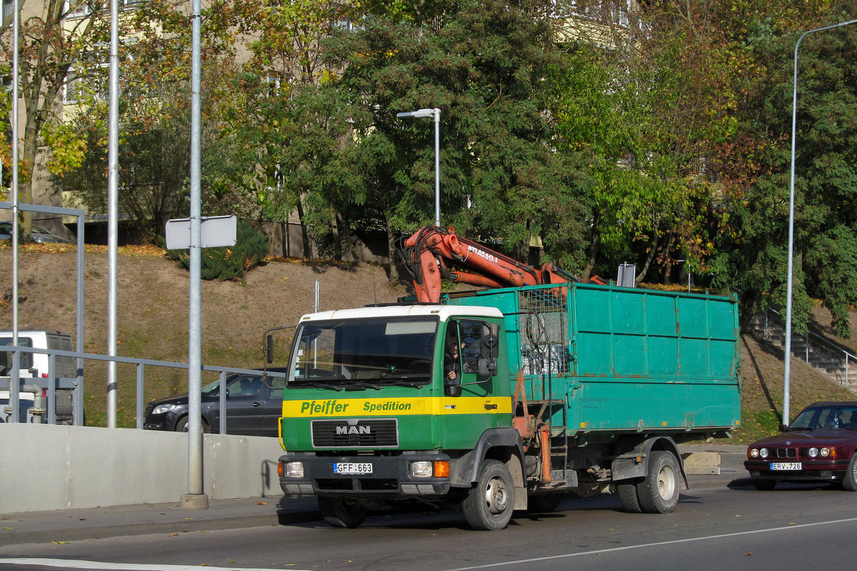 Литва, № GFF 663 — MAN L2000 (общая модель)