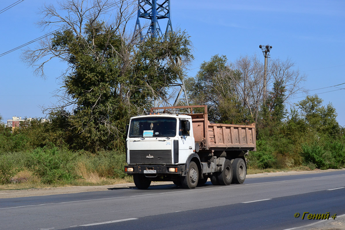 Волгоградская область, № У 341 МА 26 — МАЗ-551605