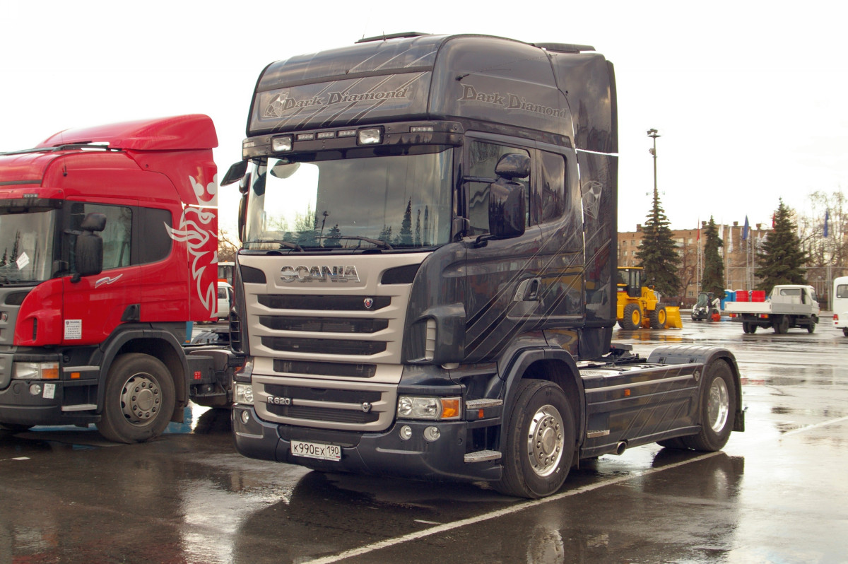 Московская область, № К 990 ЕХ 190 — Scania ('2009) R620; Scania ('2009) R-Series "Dark Diamond" (Самарская область)