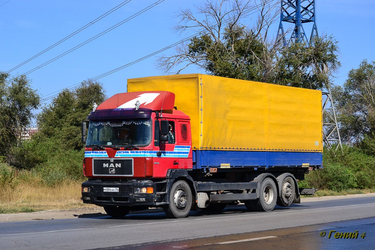 Волгоградская область, № М 884 АН 34 — MAN F2000 26.403