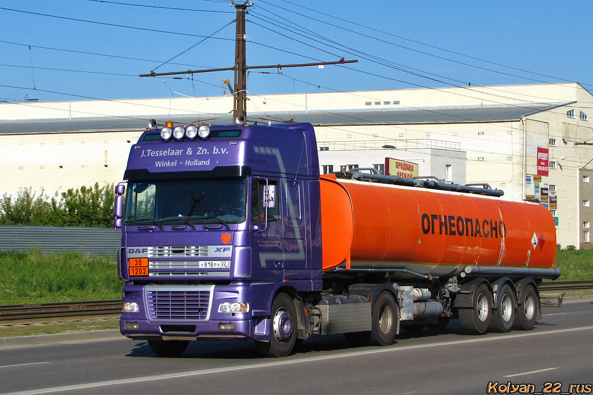 Алтайский край, № У 818 РУ 22 — DAF XF95 FT