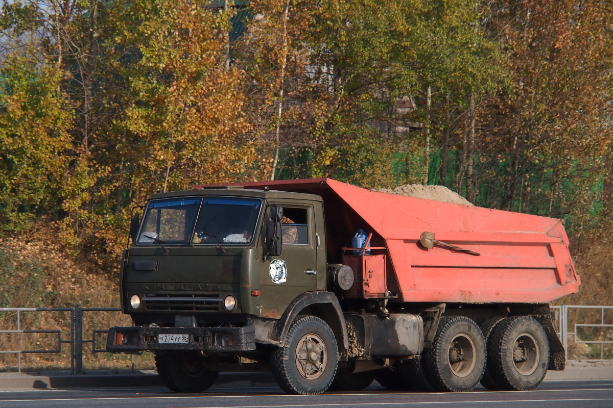 Ханты-Мансийский автоном.округ, № А 274 УУ 86 — КамАЗ-55111 [551110]