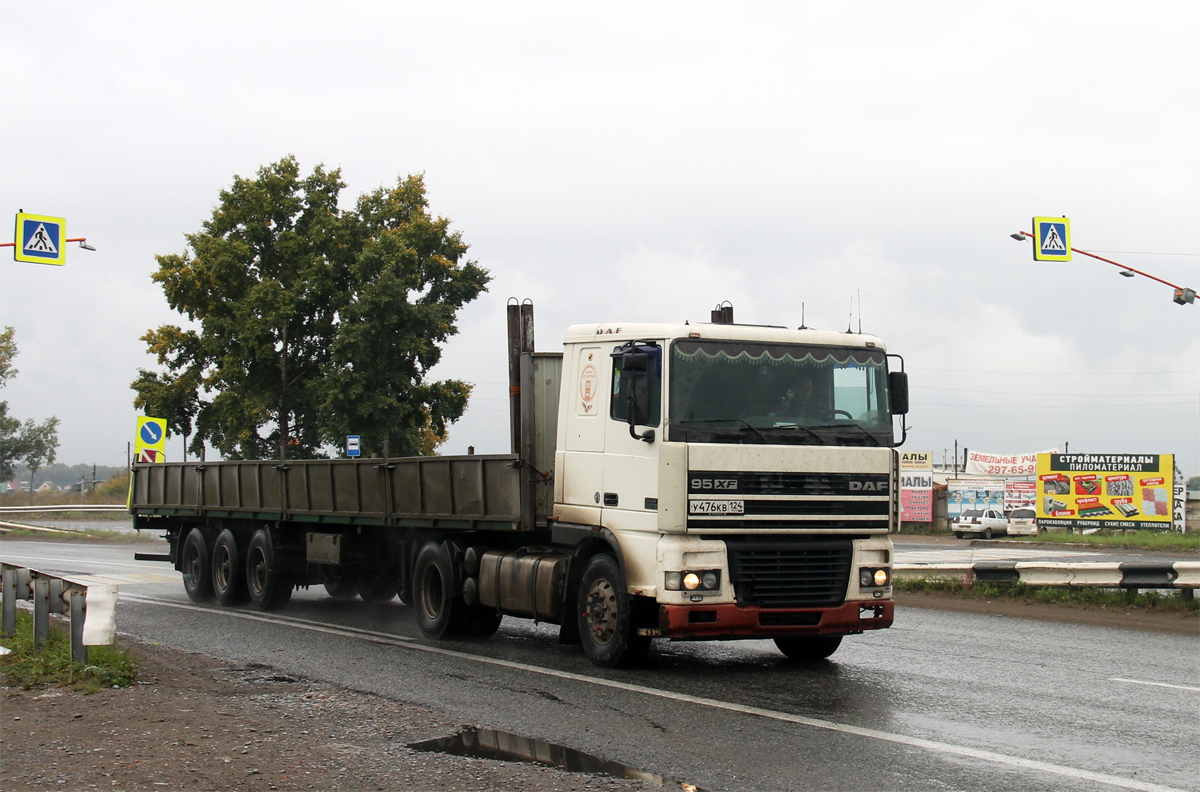 Красноярский край, № У 476 КВ 124 — DAF 95XF FT