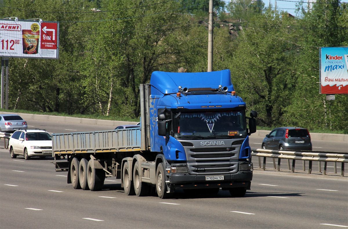 Красноярский край, № У 102 МК 124 — Scania ('2011) P440