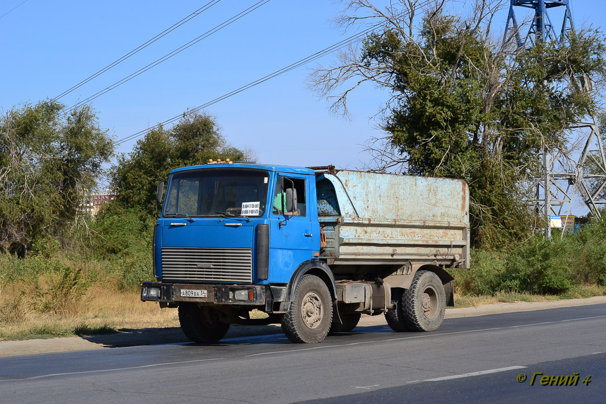 Волгоградская область, № А 809 ВА 34 — МАЗ-5551 [555100]