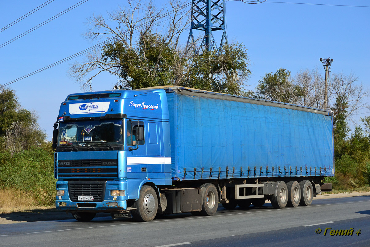 Волгоградская область, № С 289 ХС 34 — DAF 95XF FT