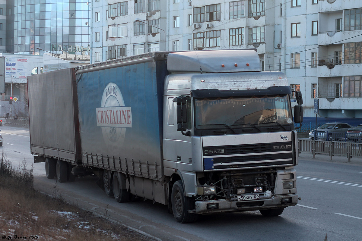 Ростовская область, № К 503 ВУ 161 — DAF 95XF FAR