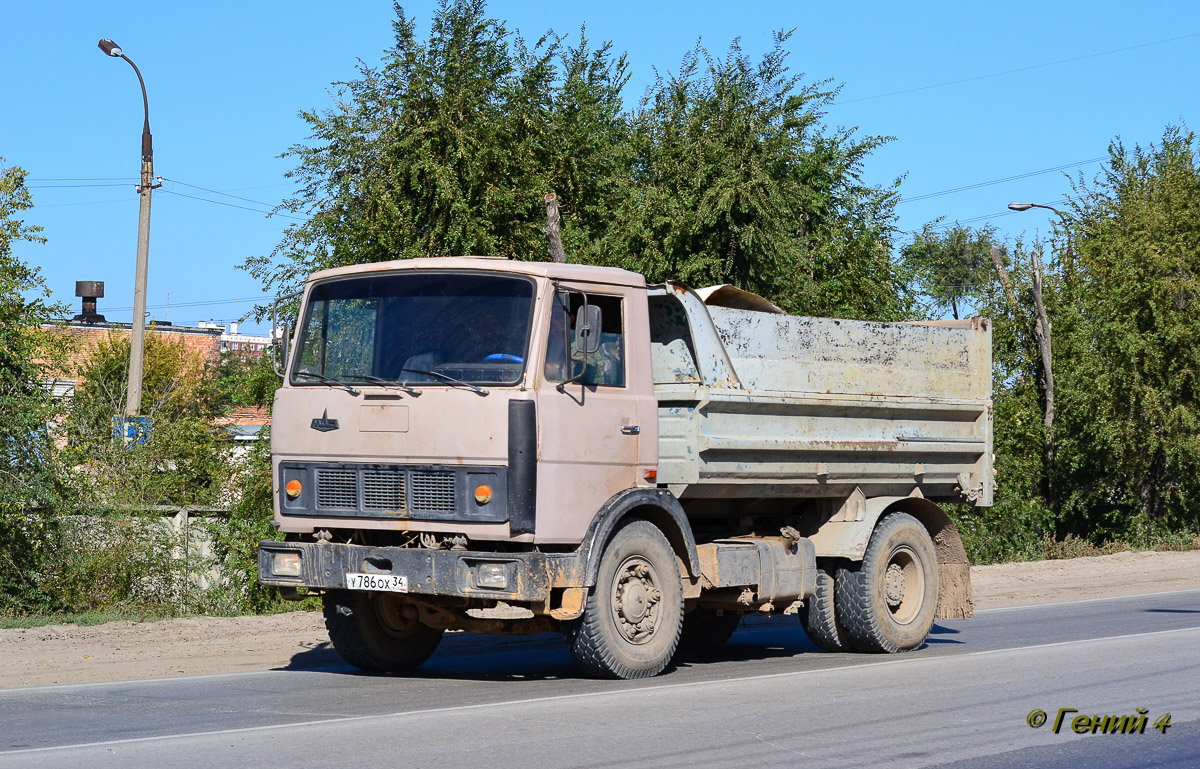 Волгоградская область, № У 786 ОХ 34 — МАЗ-5551 [555100]