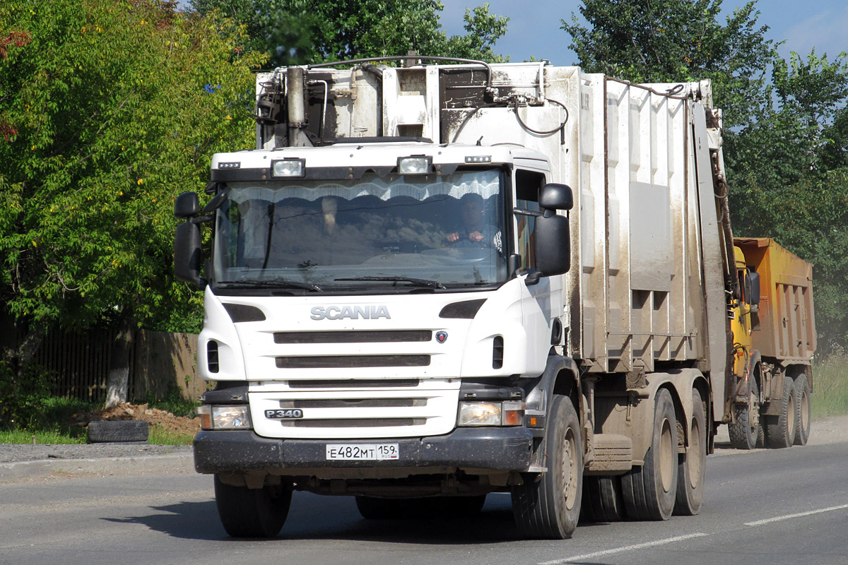 Пермский край, № Е 482 МТ 159 — Scania ('2004) P340