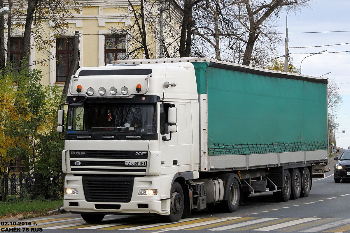 Брестская область, № АК 3910-1 — DAF XF95 FT