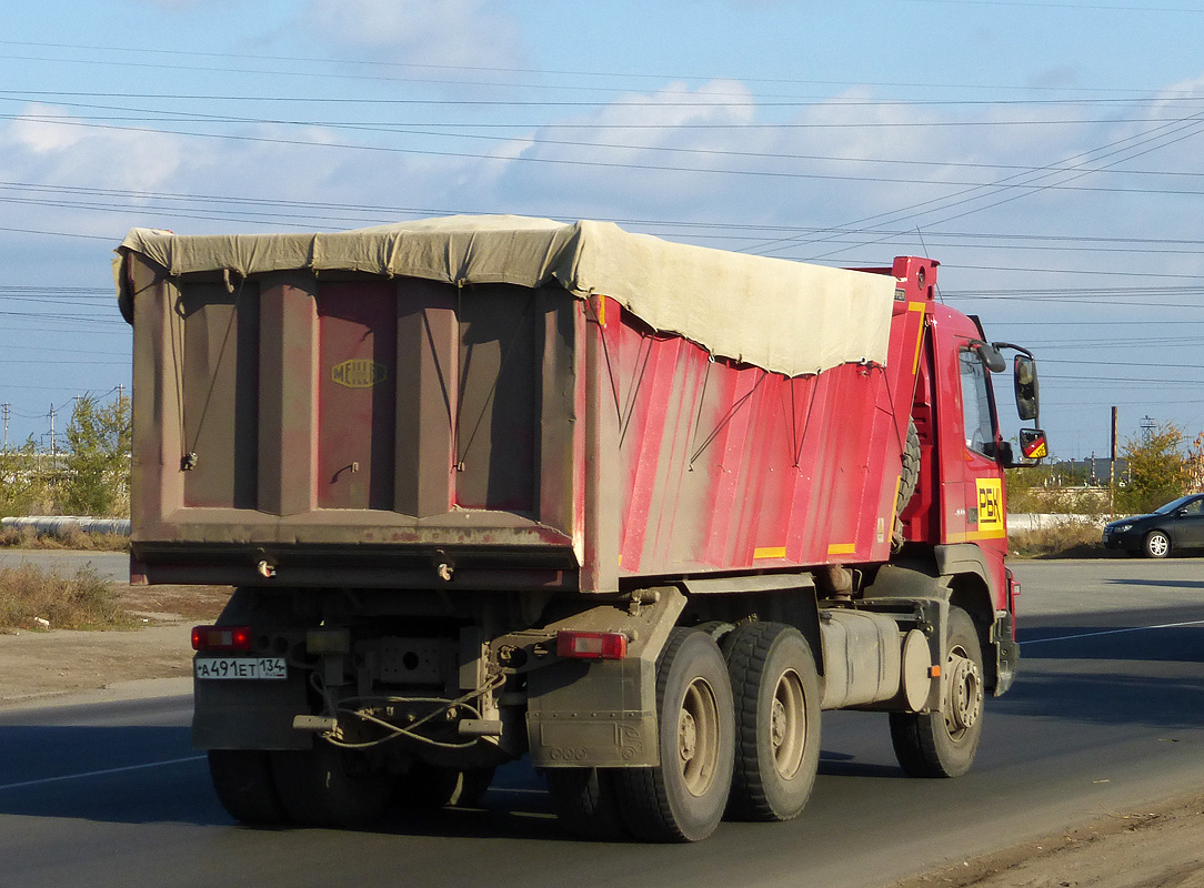 Волгоградская область, № А 491 ЕТ 134 — Volvo ('2010) FMX.400 [X9P]