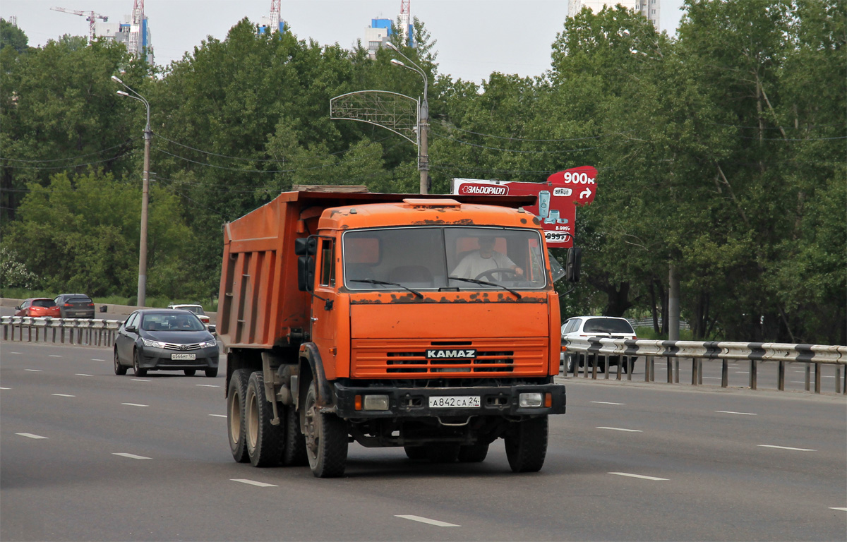 Красноярский край, № А 842 СА 24 — КамАЗ-65115-02 [65115C]