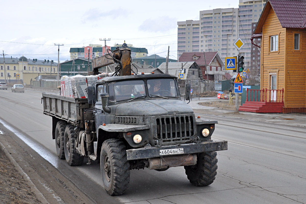 Саха (Якутия), № А 604 ВН 14 — Урал-375 (общая модель)