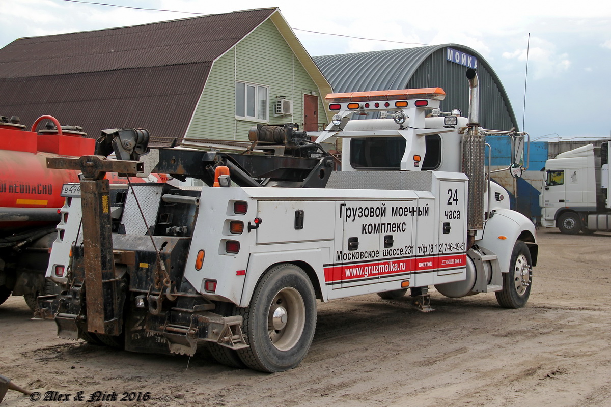 Санкт-Петербург, № В 494 УК 98 — Peterbilt 335