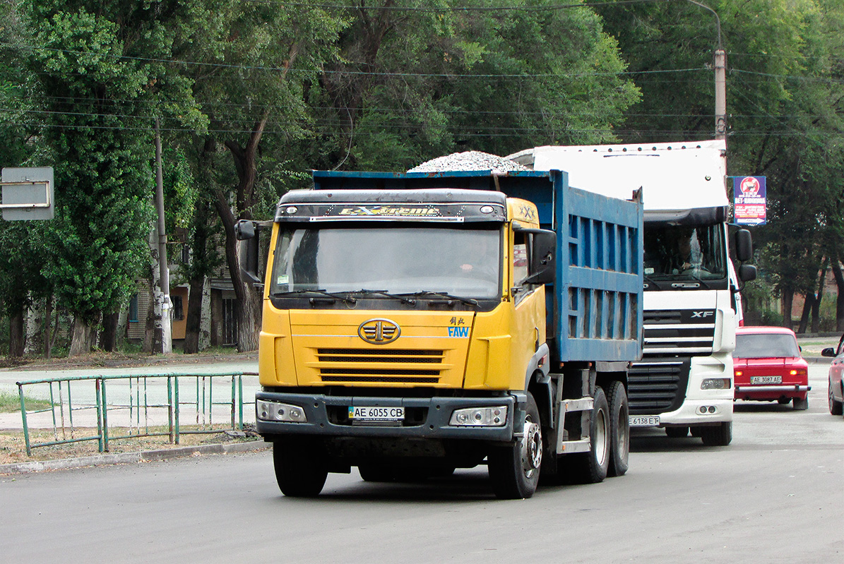 Днепропетровская область, № АЕ 6055 СВ — FAW J5 CA3252 (КрАСЗ)