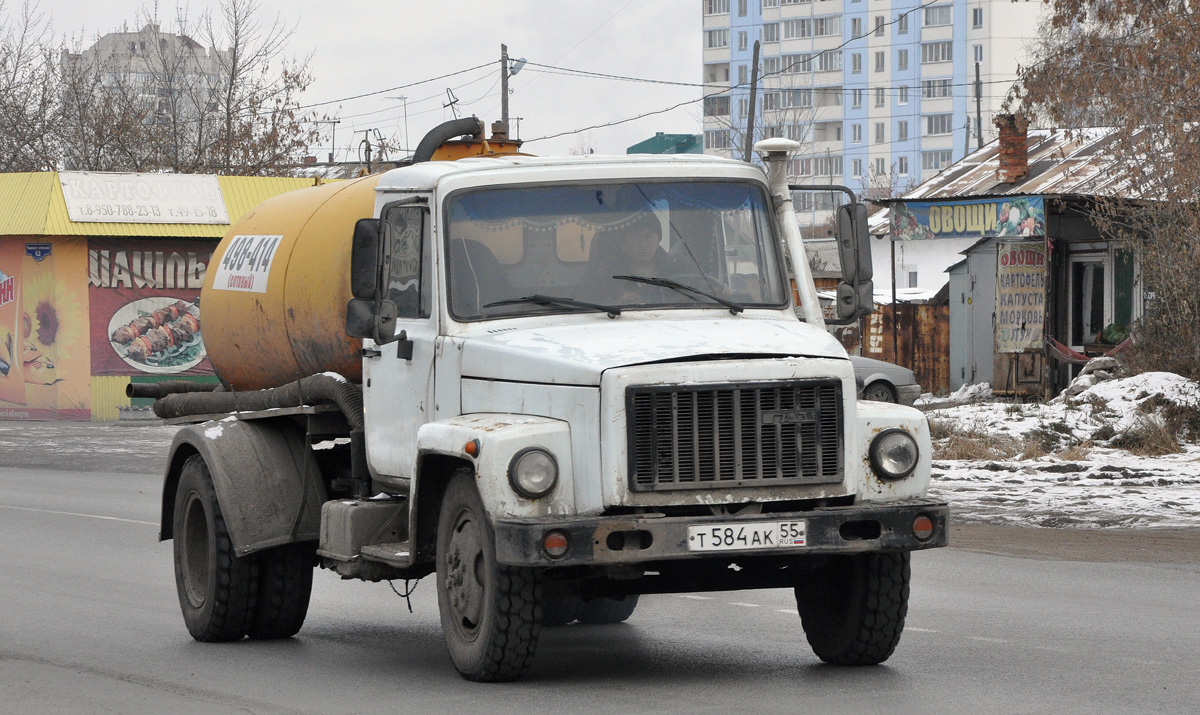 Омская область, № Т 584 АК 55 — ГАЗ-3309