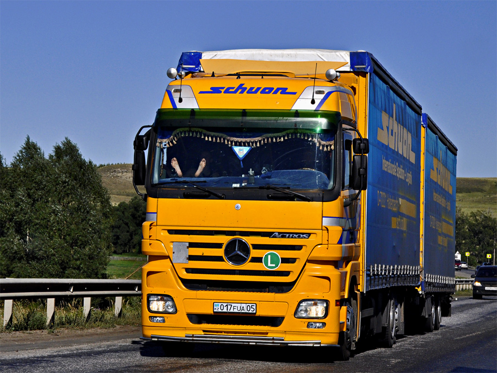 Алматинская область, № 017 FUA 05 — Mercedes-Benz Actros ('2003) 2544