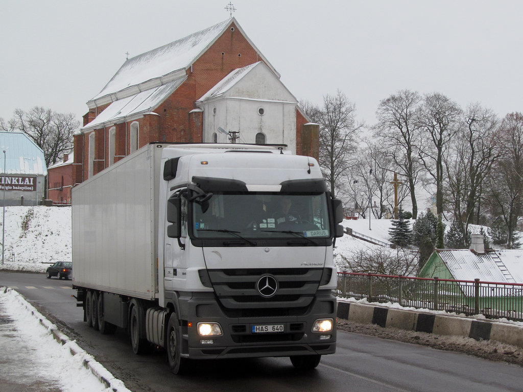 Литва, № HAS 640 — Mercedes-Benz Actros ('2009) 1844