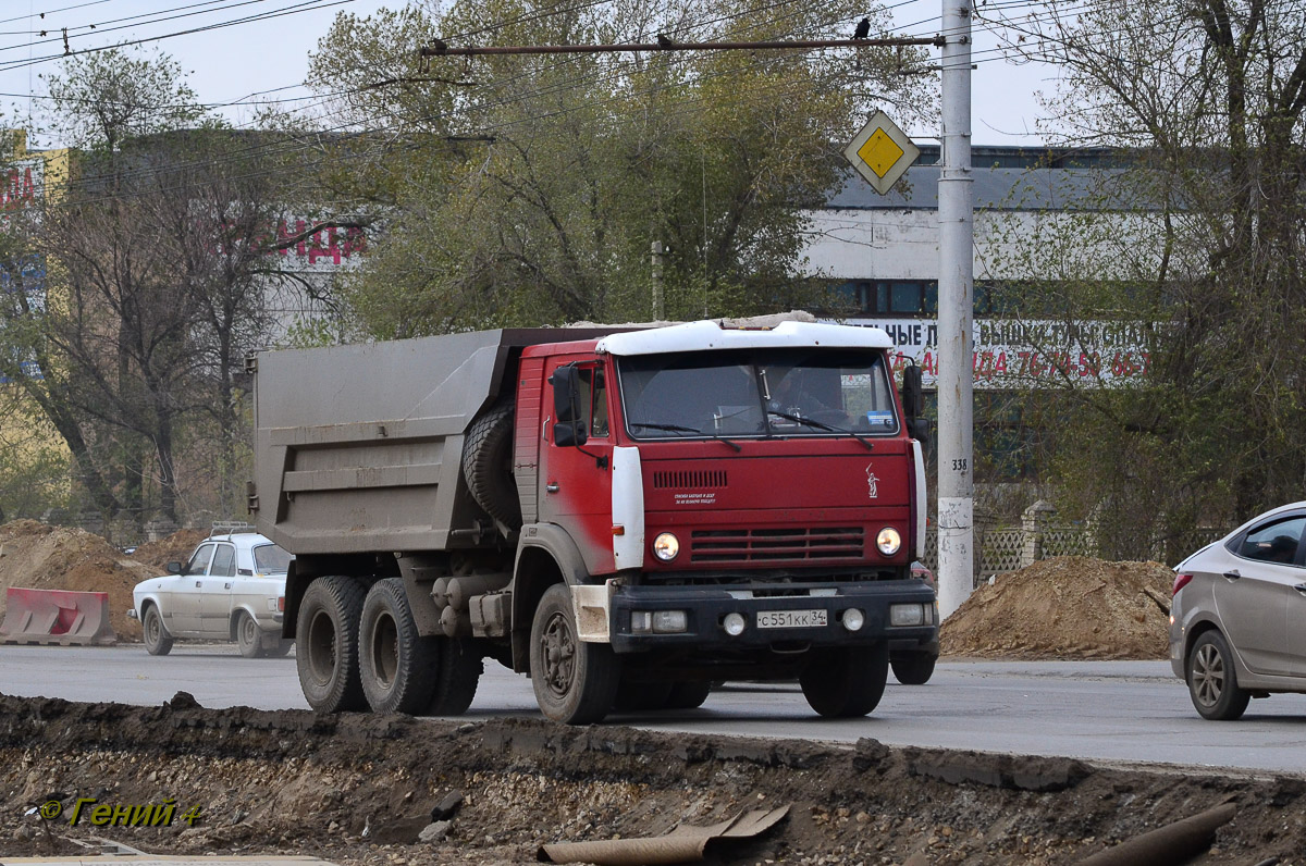 Волгоградская область, № С 551 КК 34 — КамАЗ-5410