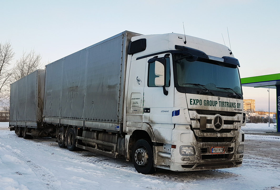 Финляндия, № YGF-972 — Mercedes-Benz Actros ('2009) 2544