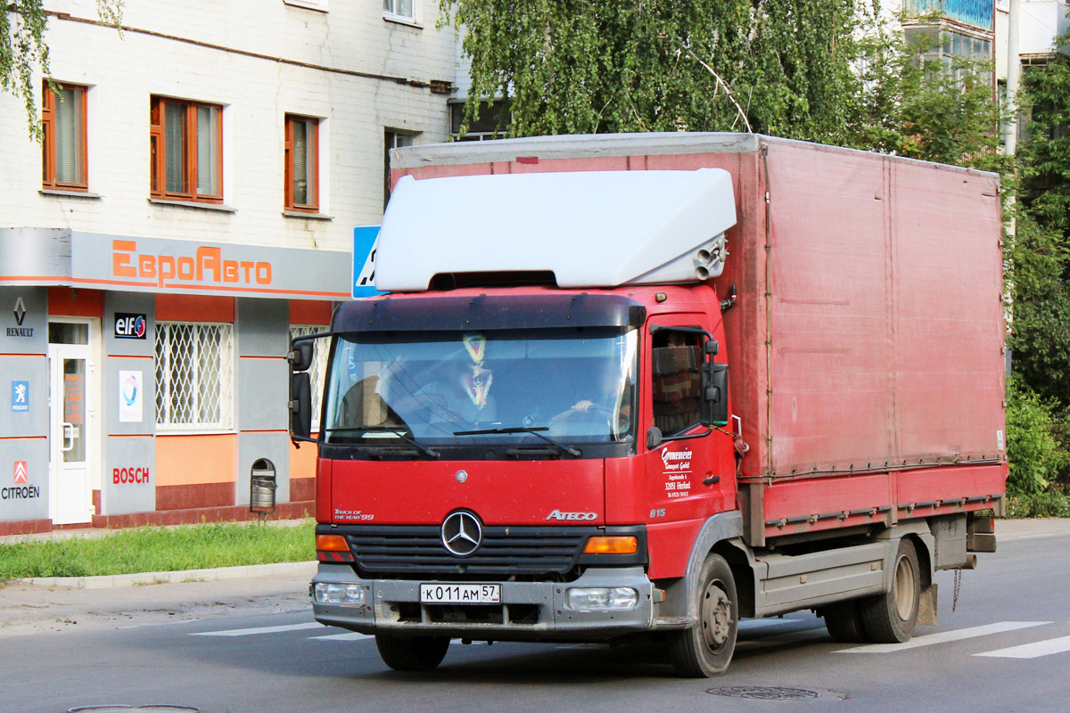 Орловская область, № К 011 АМ 57 — Mercedes-Benz Atego 815