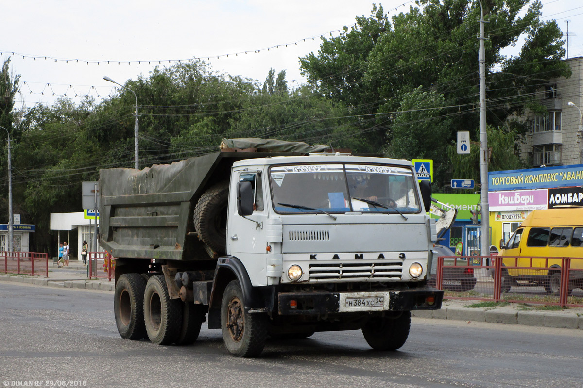 Волгоградская область, № Н 384 ХС 34 — КамАЗ-55111 [551110]