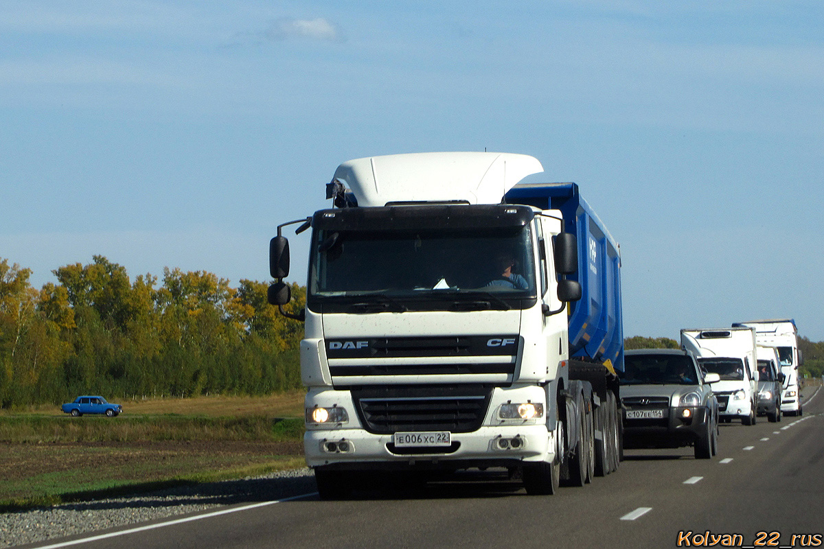 Алтайский край, № Е 006 ХС 22 — DAF CF85 FTT