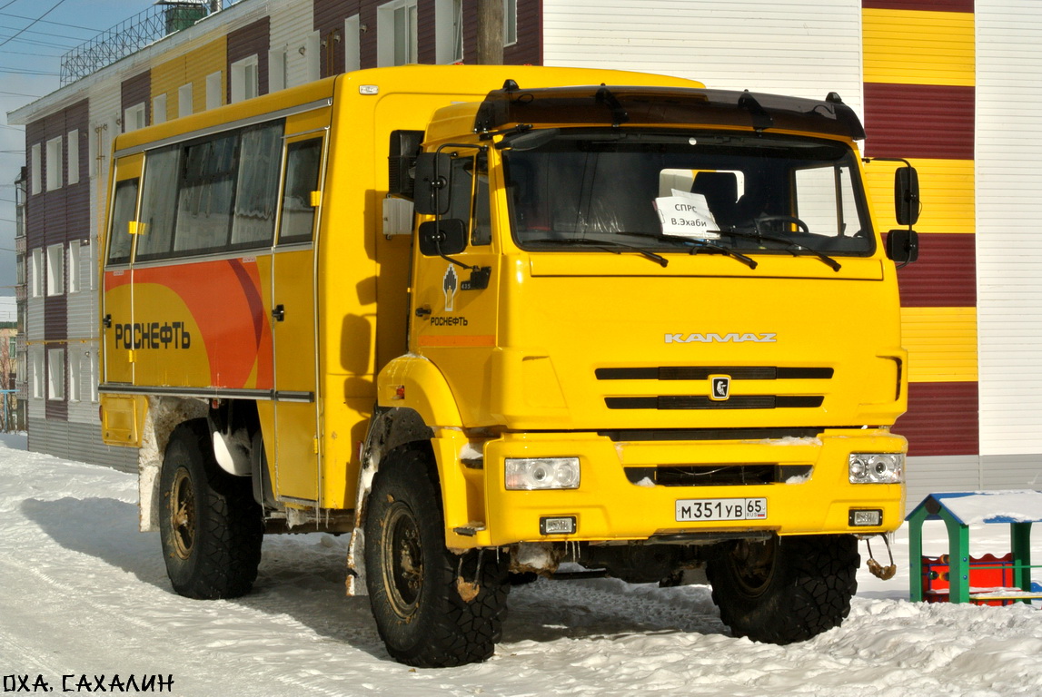 Сахалинская область, № М 351 УВ 65 — КамАЗ-43502-45