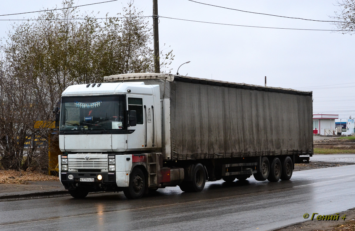 Волгоградская область, № А 775 КА 34 — Renault Magnum Integral ('1997)