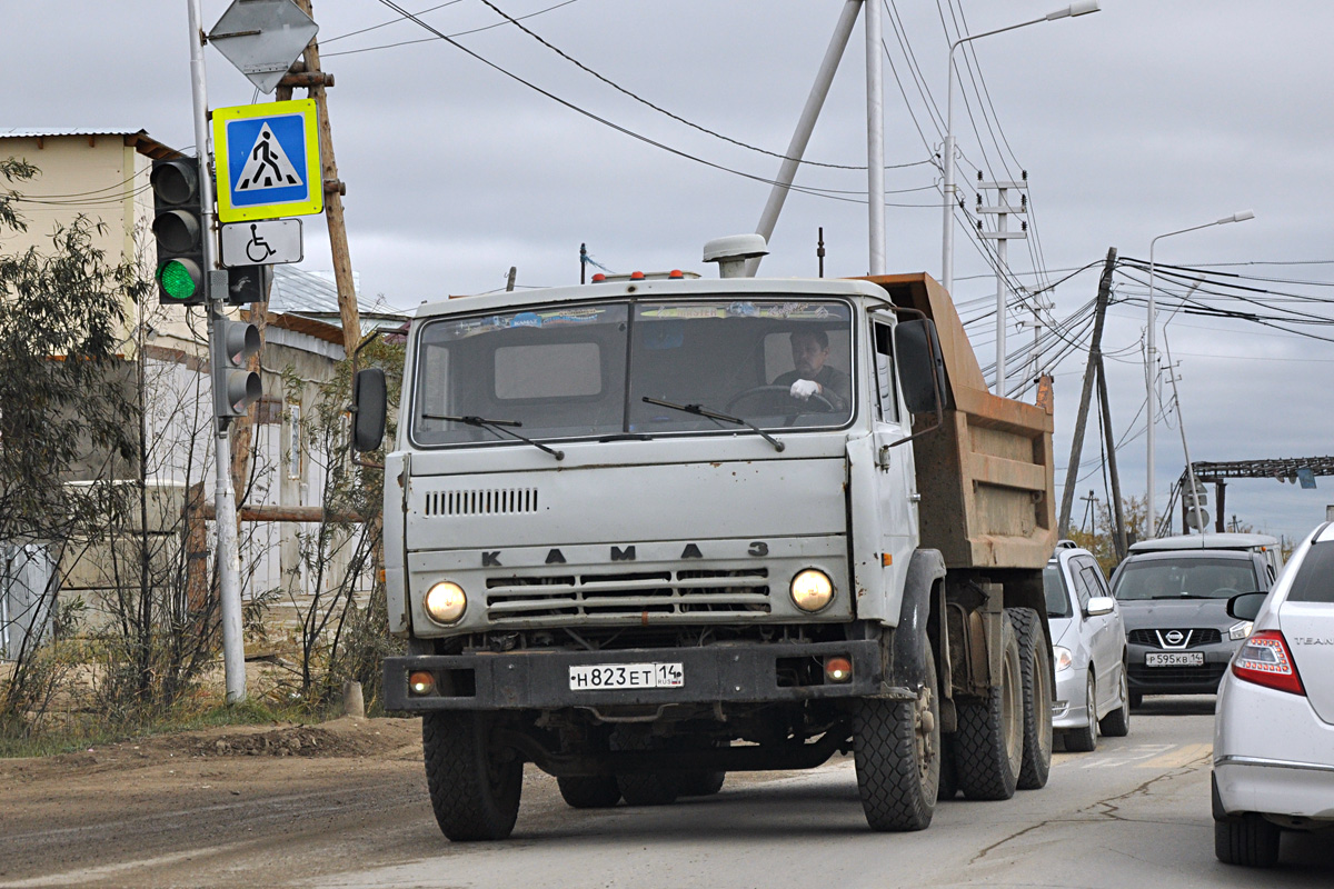 Саха (Якутия), № Н 823 ЕТ 14 — КамАЗ-5320