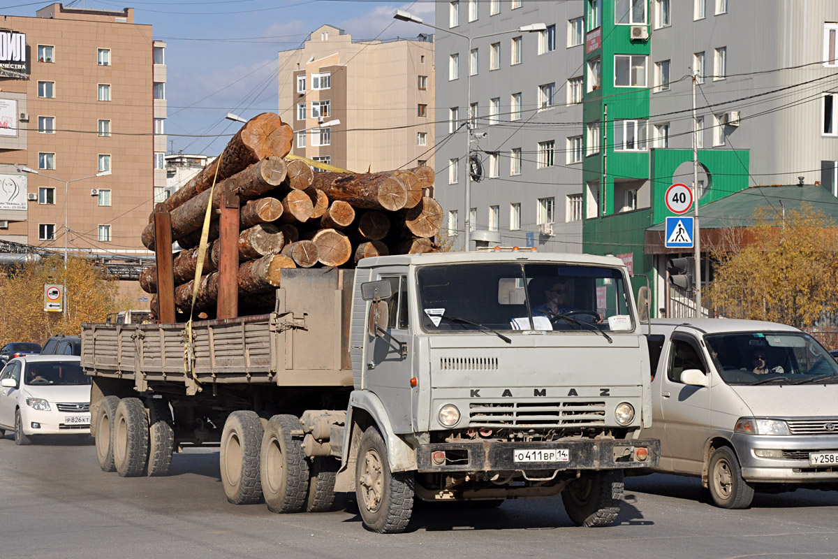 Саха (Якутия), № О 411 ВР 14 — КамАЗ-5410