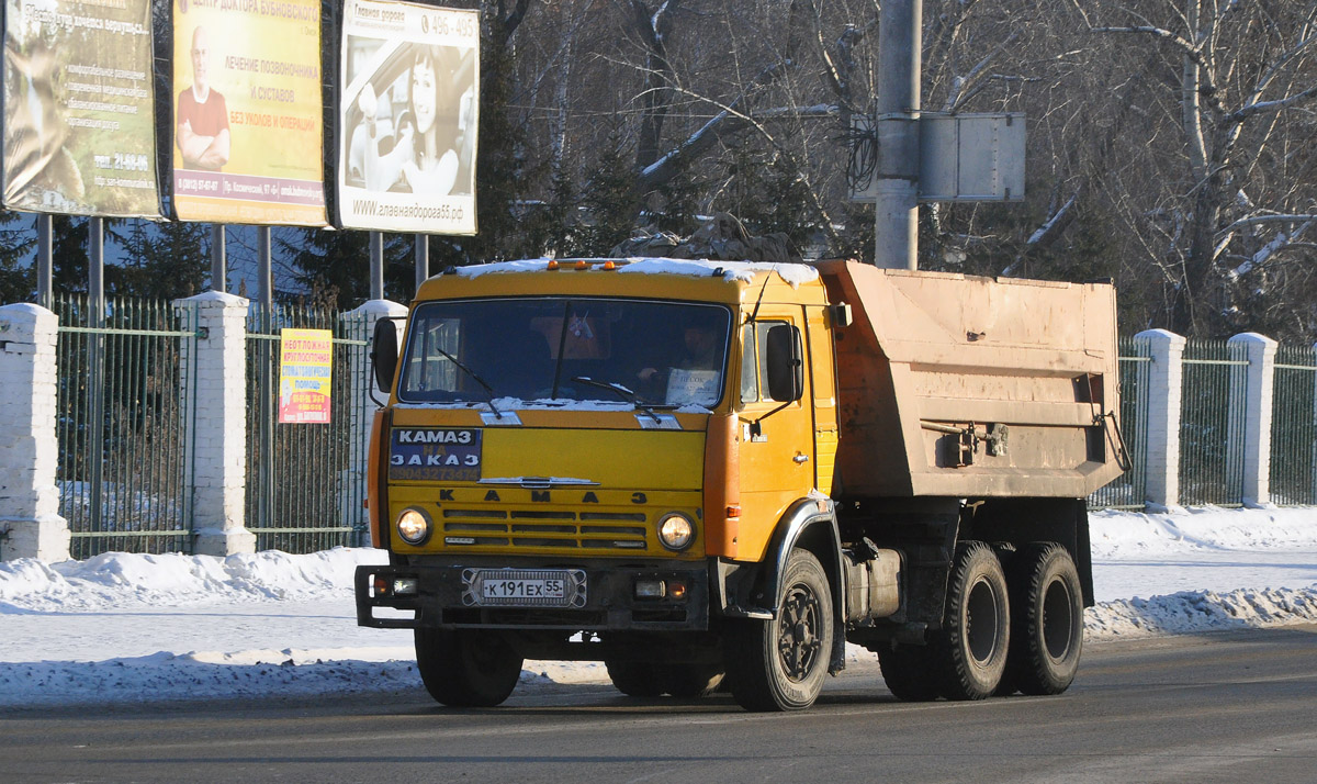 Омская область, № К 191 ЕХ 55 — КамАЗ-55111 (общая модель)