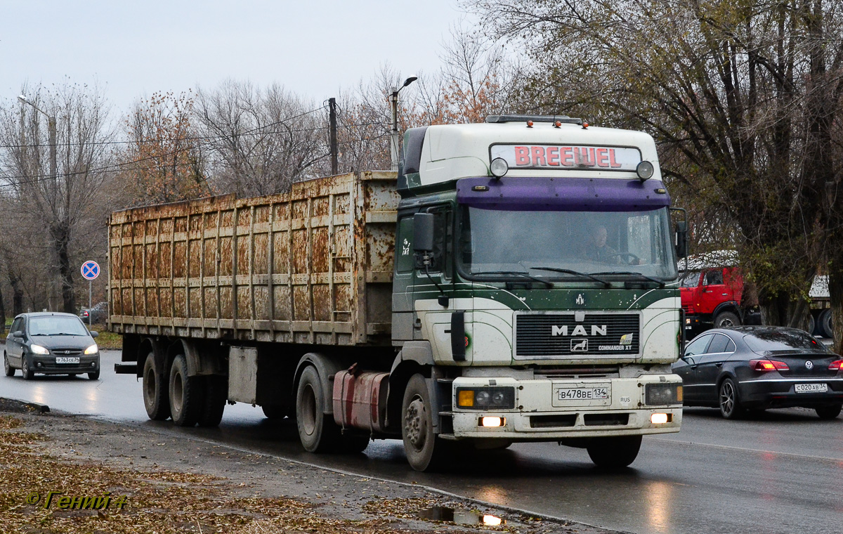 Волгоградская область, № В 478 ВЕ 134 — MAN F2000 19.403