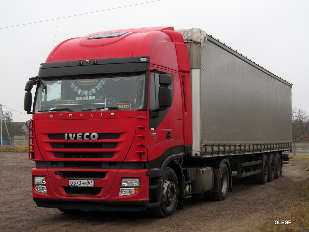 Смоленская область, № О 570 НВ 67 — IVECO Stralis ('2007) 450