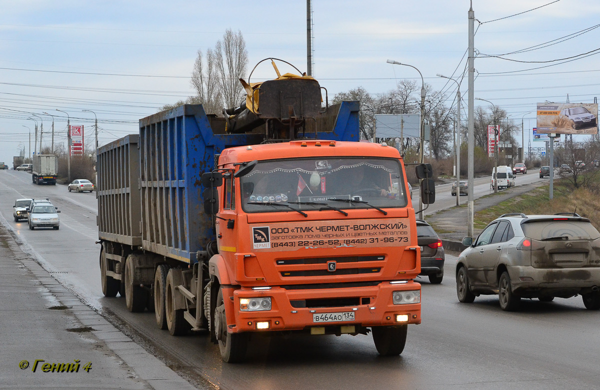 Волгоградская область, № В 464 АО 134 — КамАЗ-65115-A4