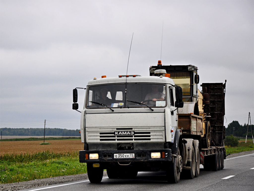 Тюменская область, № Е 350 ХХ 72 — КамАЗ-54115 (общая модель)