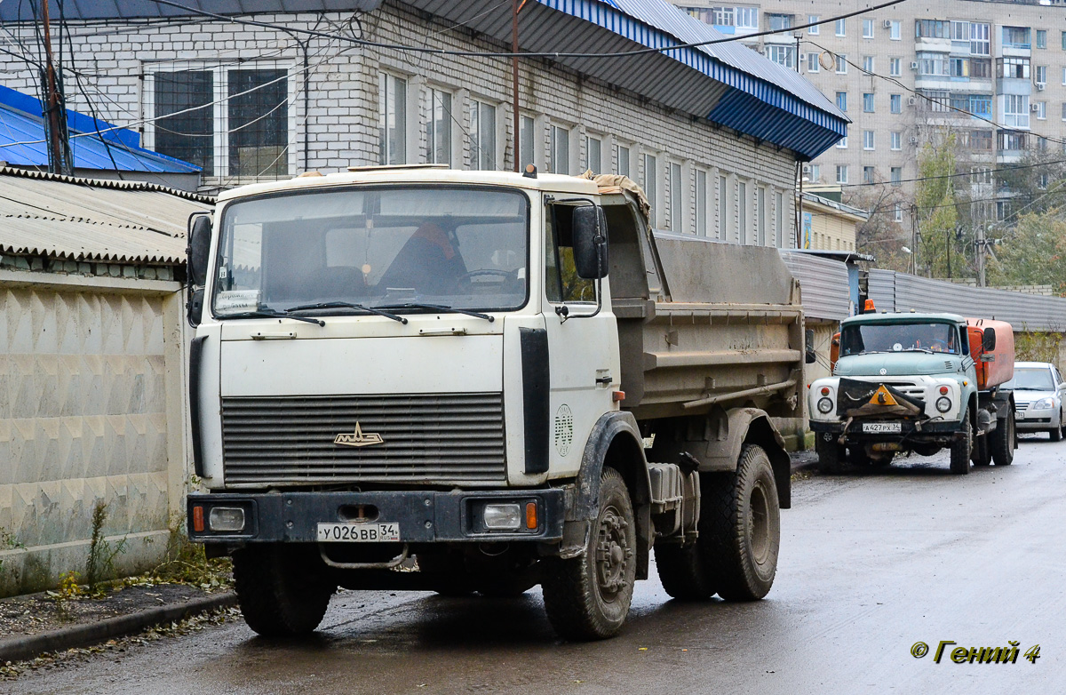 Волгоградская область, № У 026 ВВ 34 — МАЗ-555102