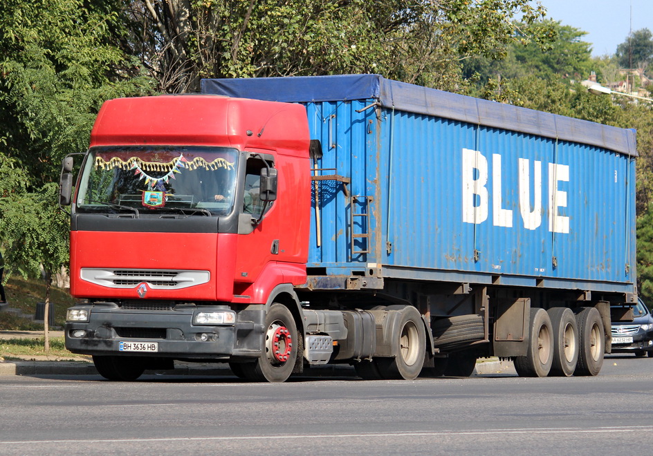 Одесская область, № ВН 3636 НВ — Renault Premium ('1996)