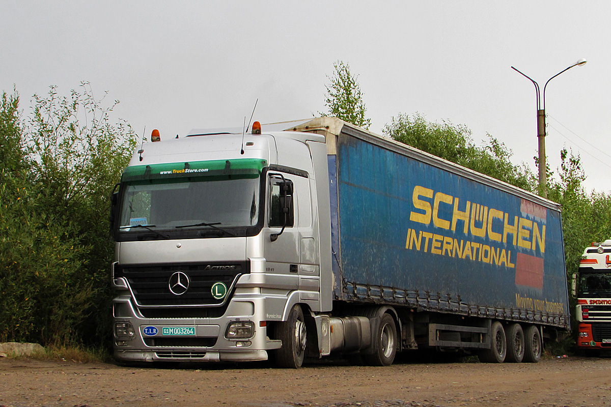 Узбекистан, № 01 M 003264 — Mercedes-Benz Actros ('2003) 1841