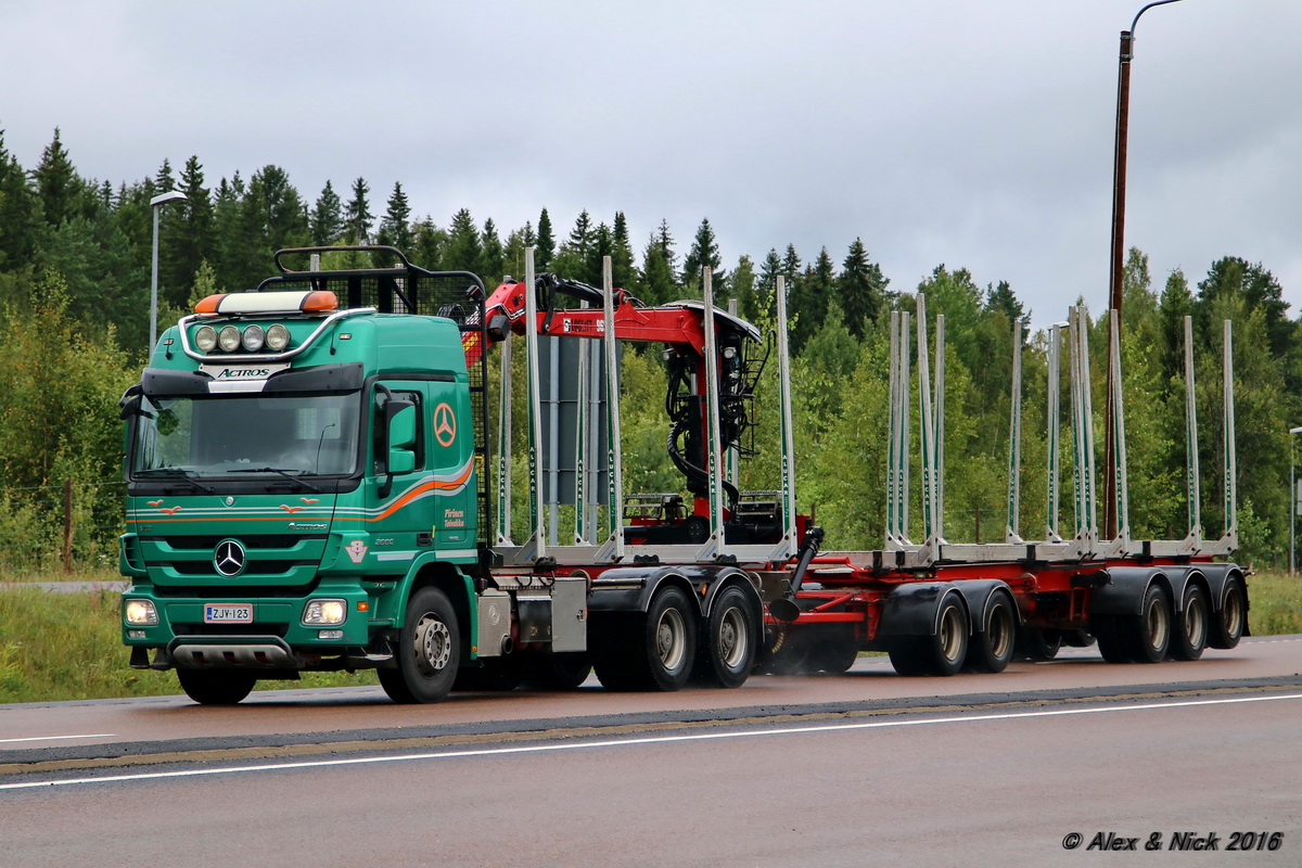 Финляндия, № ZJV-123 — Mercedes-Benz Actros ('2009) 2660