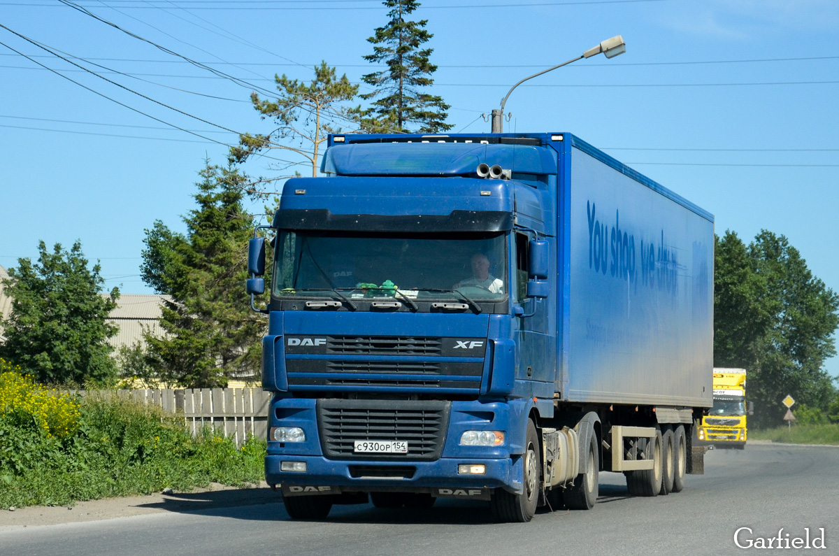 Новосибирская область, № С 930 ОР 154 — DAF XF95 FT