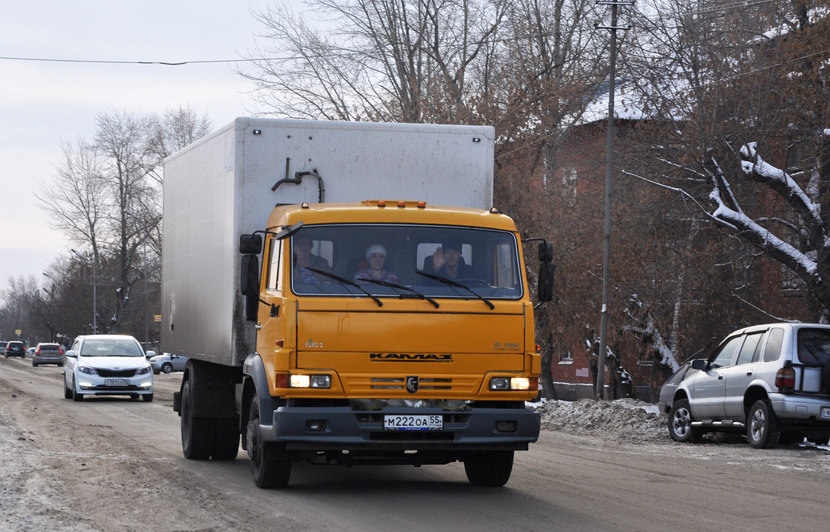 Омская область, № М 222 ОА 55 — КамАЗ-4308-H3