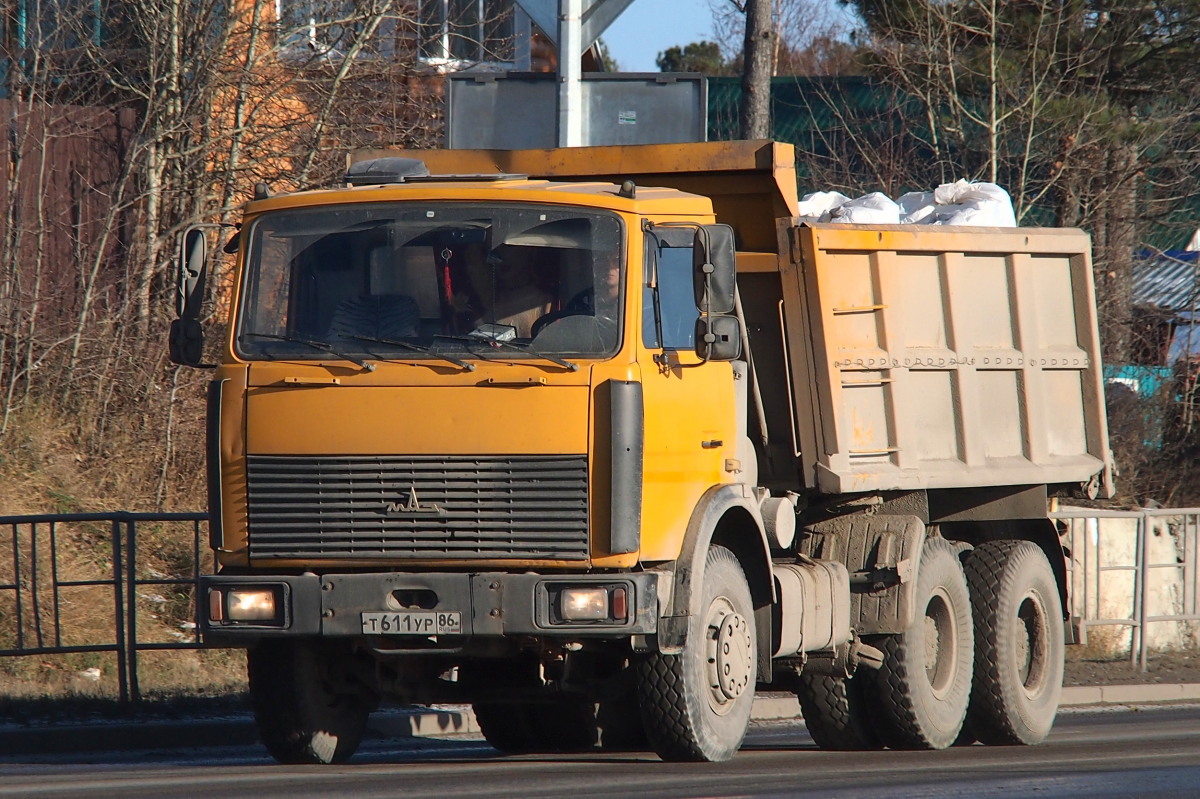 Ханты-Мансийский автоном.округ, № Т 611 УР 86 — МАЗ-5516A5