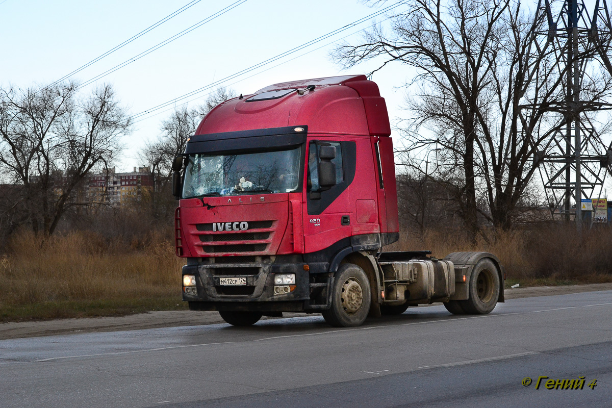 Челябинская область, № М 412 СР 174 — IVECO Stralis ('2007) 420