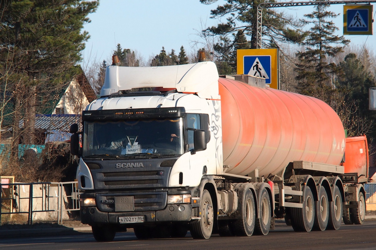 Ханты-Мансийский автоном.округ, № А 702 ТТ 86 — Scania ('2004) P380